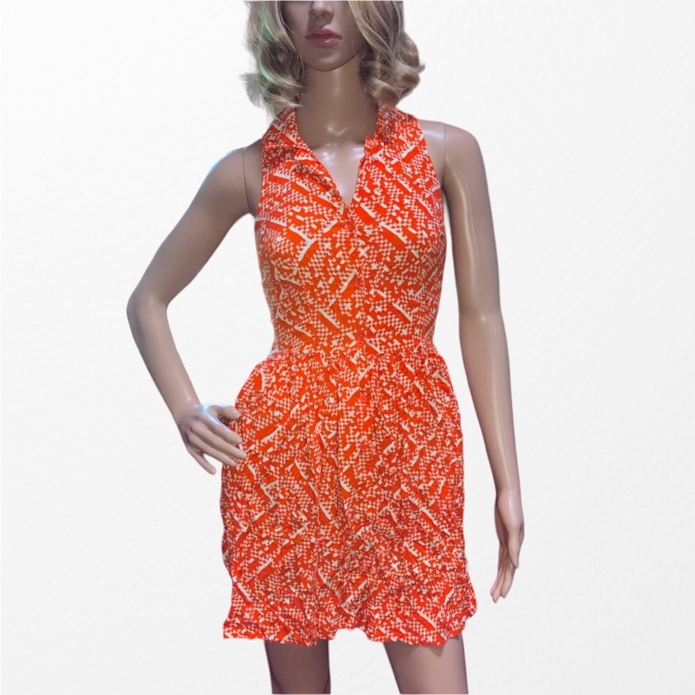 Vibrant Orange Summer Dress